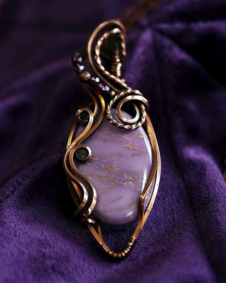 Amulet Pendant - Phosphosiderite