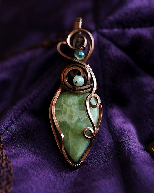 Amulet Pendant - Serpentine