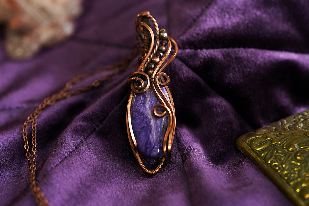 Amulet Pendant - Charoite