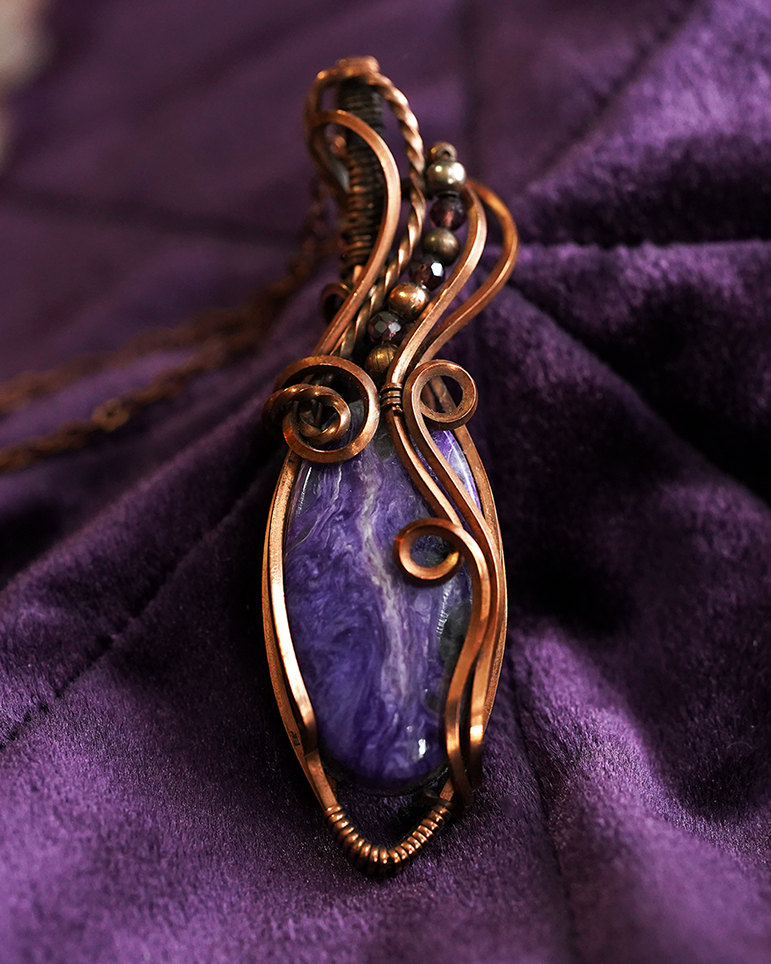 Amulet Pendant - Charoite