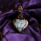 Heart-Shaped Pendant - Lepidolite