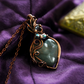 Heart-Shaped Pendant - Labradorite