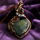 Heart-Shaped Pendant - Labradorite