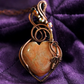 Heart-Shaped Pendant - Feldspar