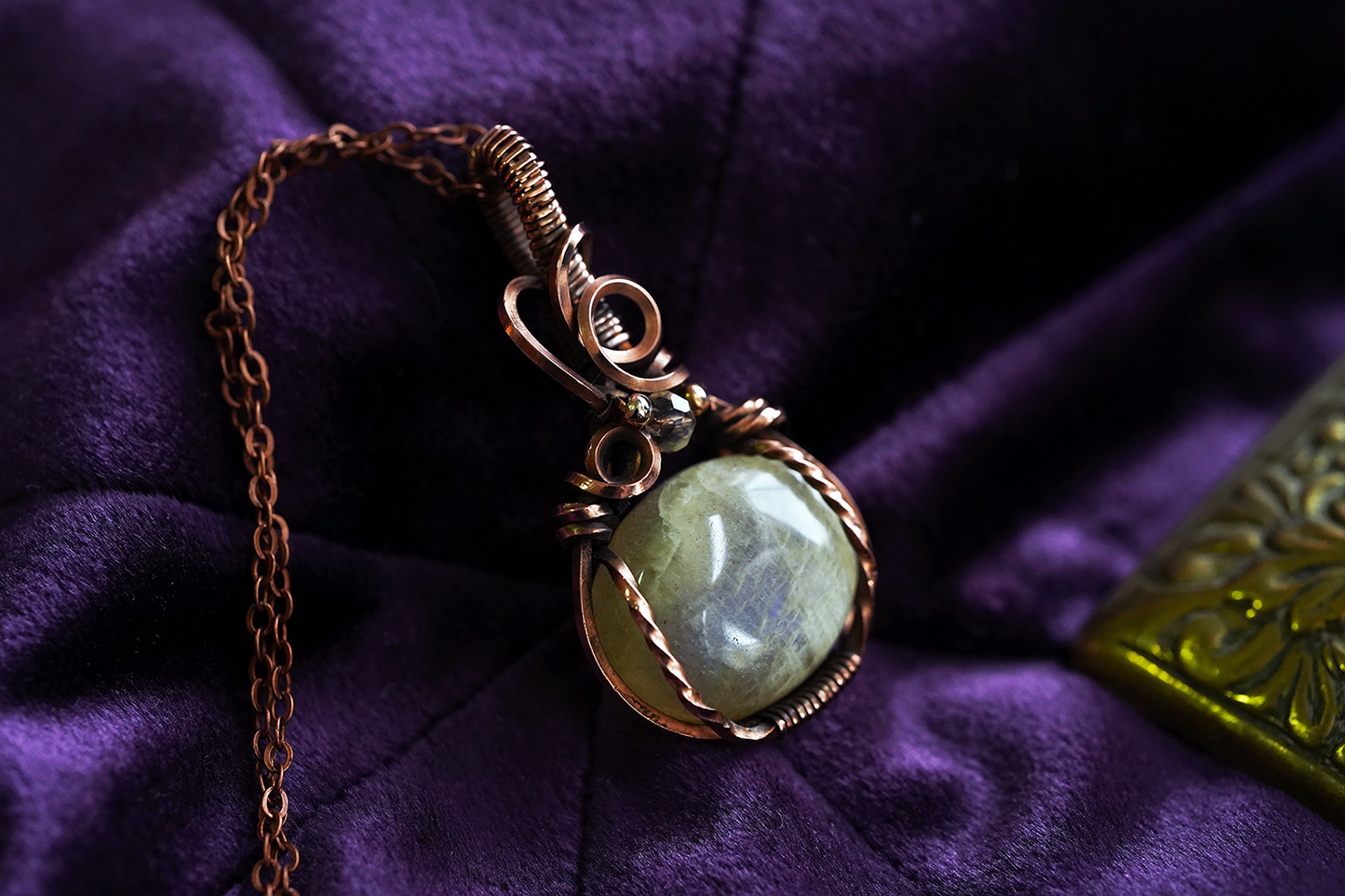 Small Amulet Pendant - Moonstone