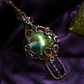 Mushroom Pendant - Labradorite
