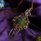 Mushroom Pendant - Labradorite