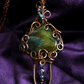 Mushroom Pendant - Labradorite