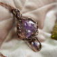 Mushroom Pendant - Ametrine