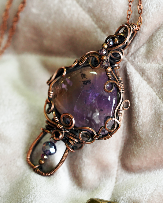 Mushroom Pendant - Ametrine
