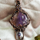 Mushroom Pendant - Ametrine