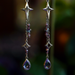 Starfall Earrings - Purple/Silver