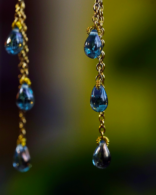 Lorelei's Tears Earrings - Teal