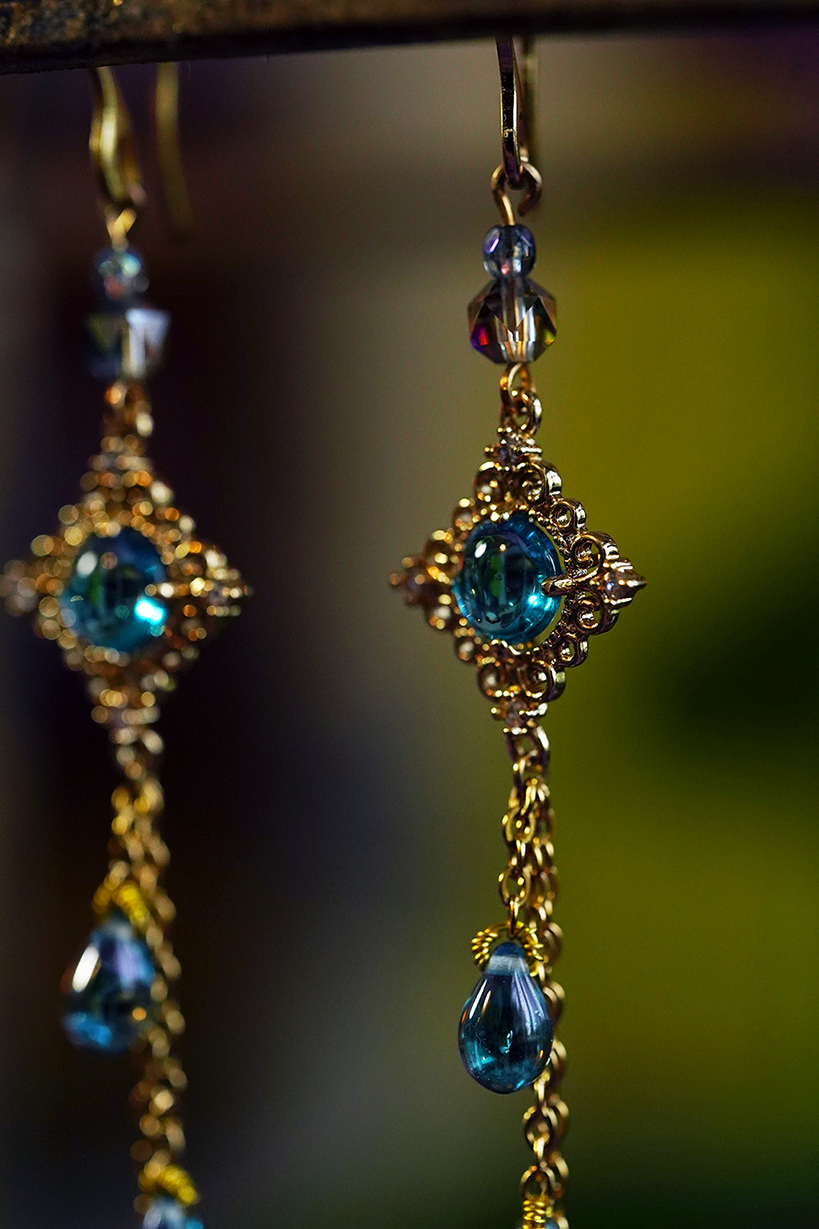 Lorelei's Tears Earrings - Teal