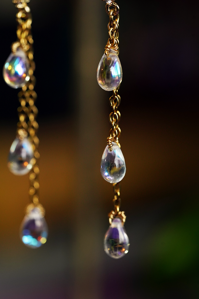 Lorelei's Tears Earrings - White