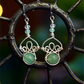 Fae Filigree Wire Wrapped Earrings - Silver/Assorted Gemstones