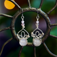 Fae Filigree Wire Wrapped Earrings - Silver/Assorted Gemstones