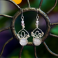 Fae Filigree Wire Wrapped Earrings - Silver/Assorted Gemstones