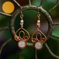 Fae Filigree Wire Wrapped Earrings - Copper/Assorted Gemstones