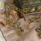 Lórien Ear Cuffs - Bronze/Green