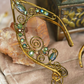 Lórien Ear Cuffs - Bronze/Green