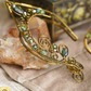 Lórien Ear Cuffs - Bronze/Green