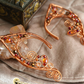 Lórien Ear Cuffs - Copper/Orange