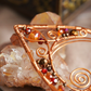 Lórien Ear Cuffs - Copper/Orange
