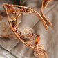 Lórien Ear Cuffs - Copper/Orange