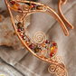 Lórien Ear Cuffs - Copper/Orange