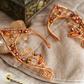 Lórien Ear Cuffs - Copper/Orange