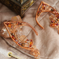 Lórien Ear Cuffs - Copper/Orange