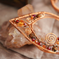Lórien Ear Cuffs - Copper/Orange