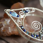 Lórien Ear Cuffs - Silver/Blue
