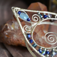 Lórien Ear Cuffs - Silver/Blue