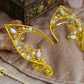 Lórien Ear Cuffs - Gold/Pink