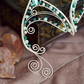 Elanora Ear Cuffs - Silver/Turquoise