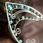 Elanora Ear Cuffs - Silver/Turquoise