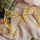 Elanora Ear Cuffs - Gold/Lilac