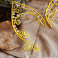 Elanora Ear Cuffs - Gold/Lilac