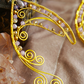Elanora Ear Cuffs - Gold/Lilac