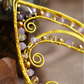 Elanora Ear Cuffs - Gold/Lilac