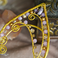 Elanora Ear Cuffs - Gold/Lilac