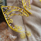 Elanora Ear Cuffs - Gold/Lilac