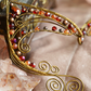 Elanora Ear Cuffs - Bronze/Red