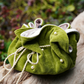 Toadstool Trinket Bag - Green