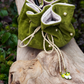 Toadstool Trinket Bag - Green