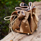 Toadstool Trinket Bag - Caramel