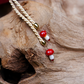 Toadstool Trinket Bag - Red