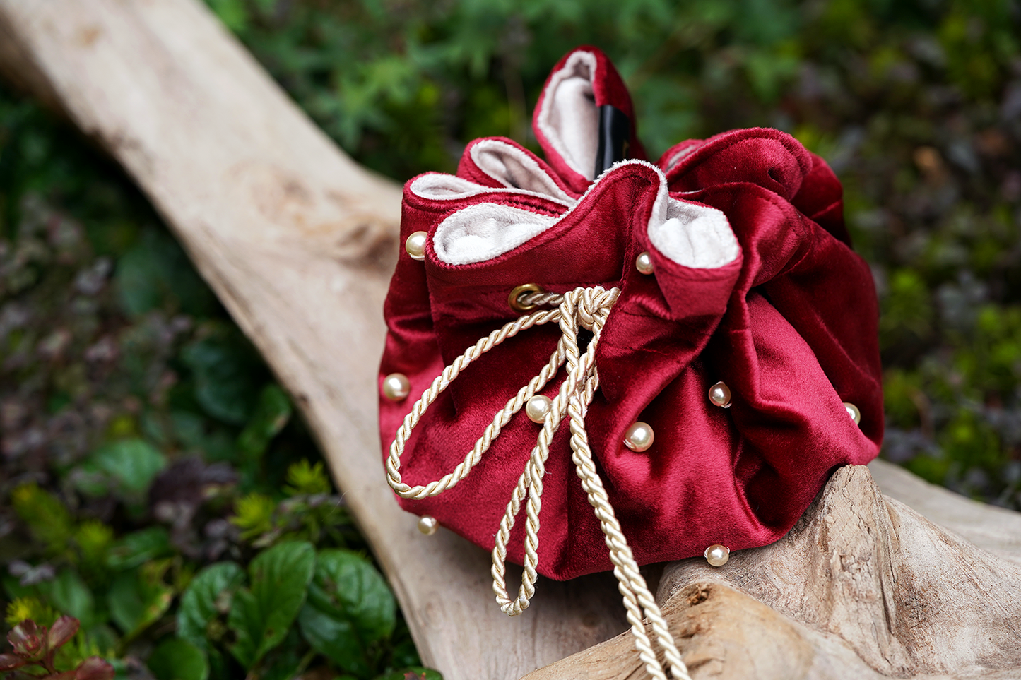 Toadstool Trinket Bag - Red